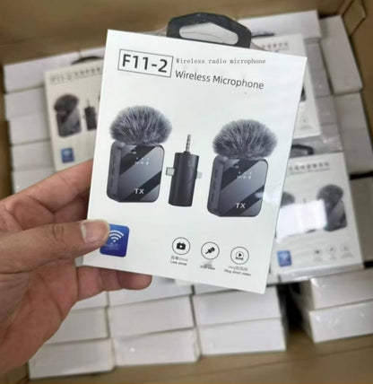 Microfonos Inalámbricos Profesional Solapa F11-2