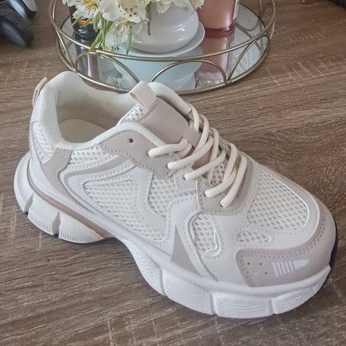 Zapatillas"SENA"Tendencia Tonos Nude