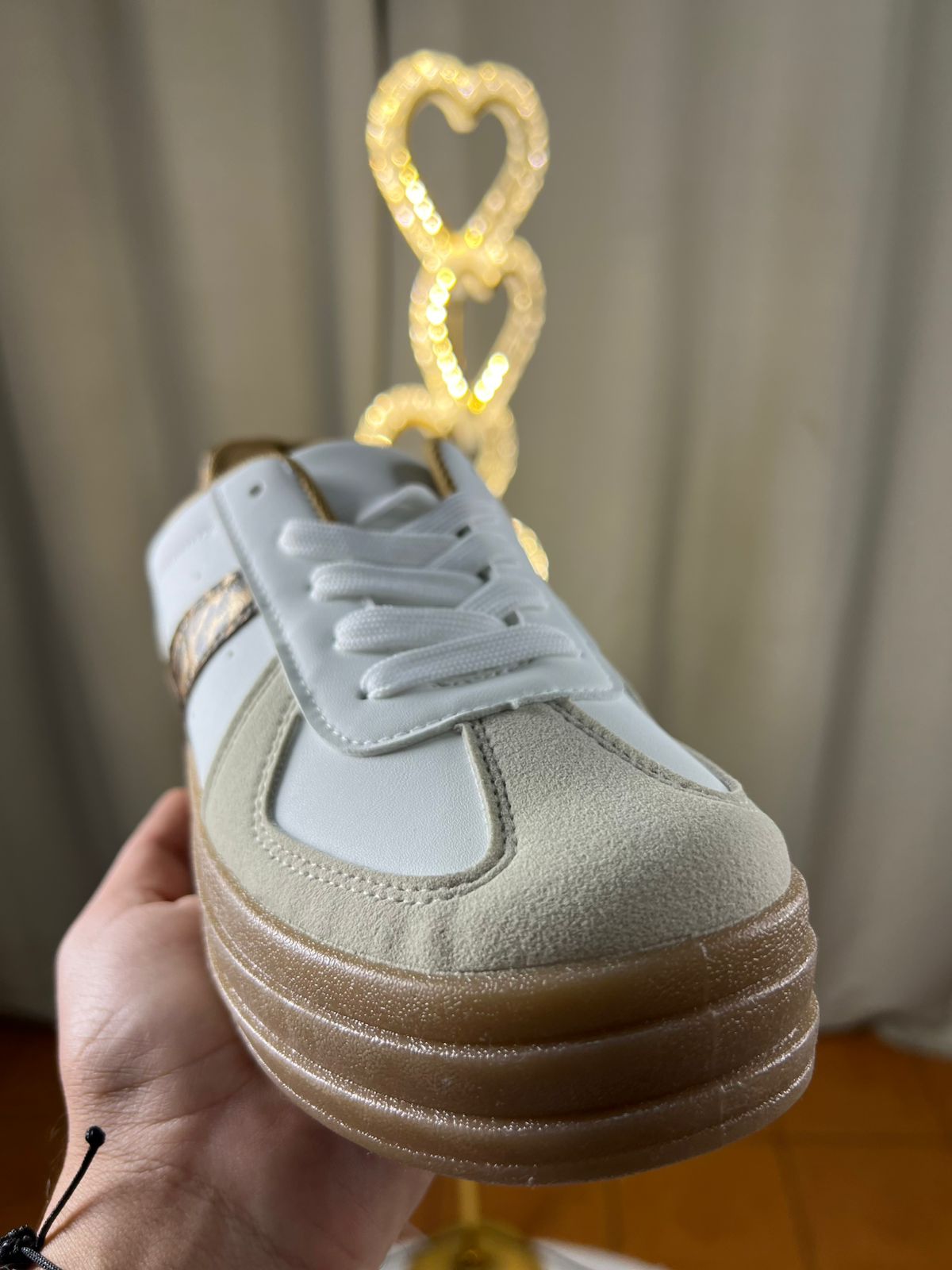 Zapatillas Tendencia WhiteLeopard estilo VL Court Bold