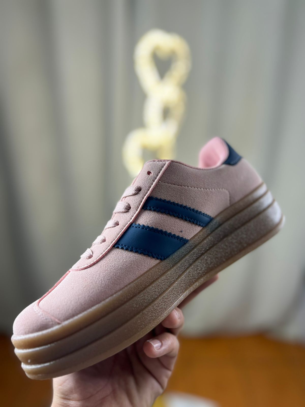 Zapatillas Urbanas Rosa Estilo VL Court Bold
