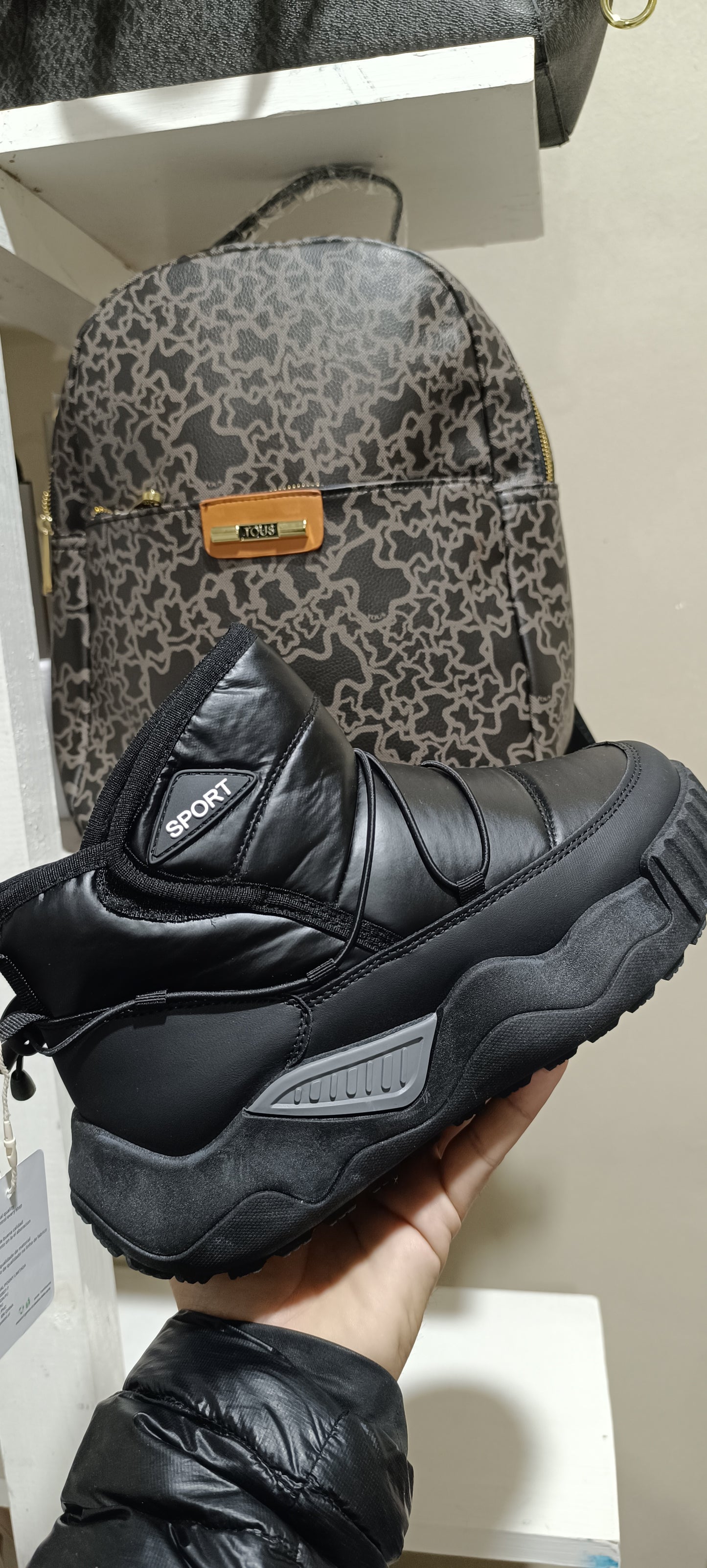 Botin Negro Impermeable Sport