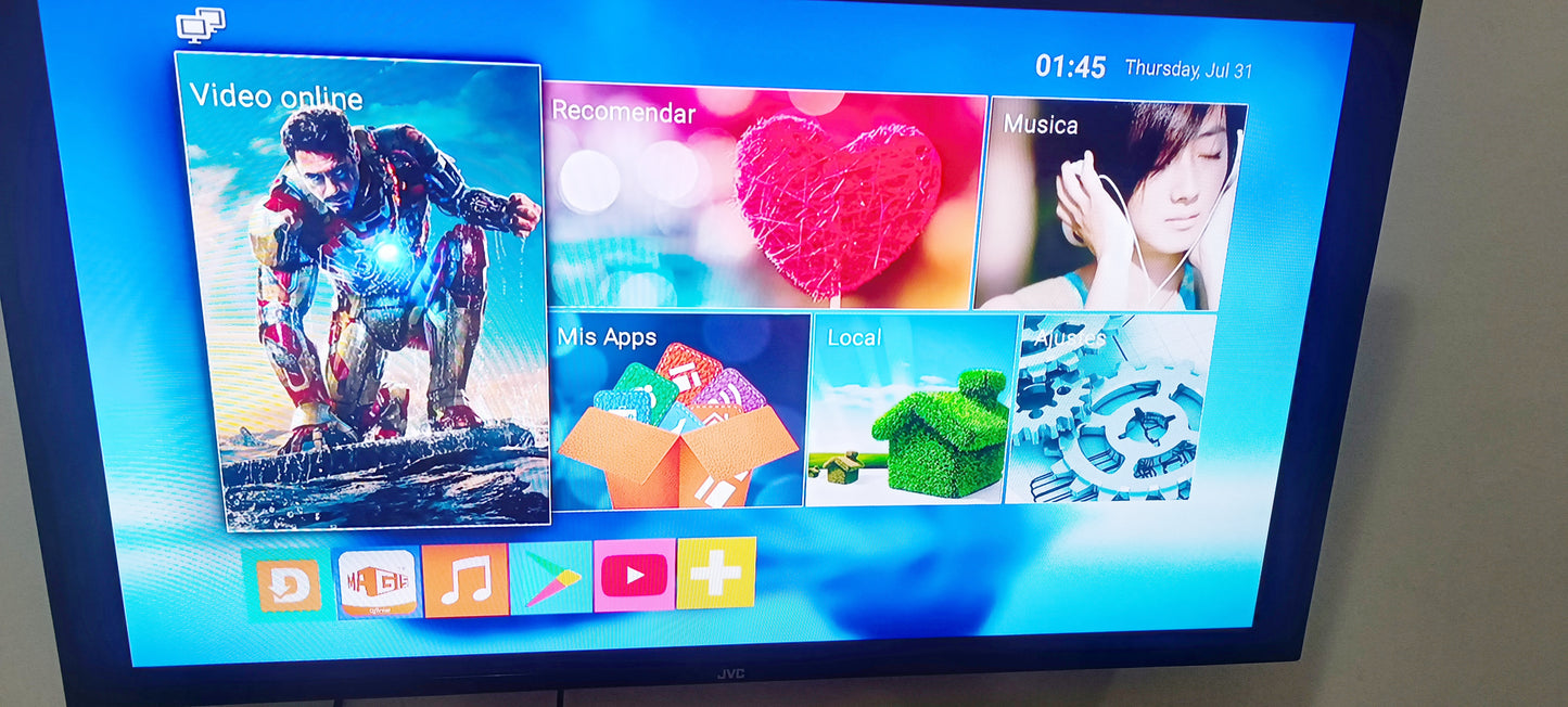 TV BOX – Q96 X1 Ultra HD 4k Android 14 memoria 8gb/128gb /wifi/ magis instalado