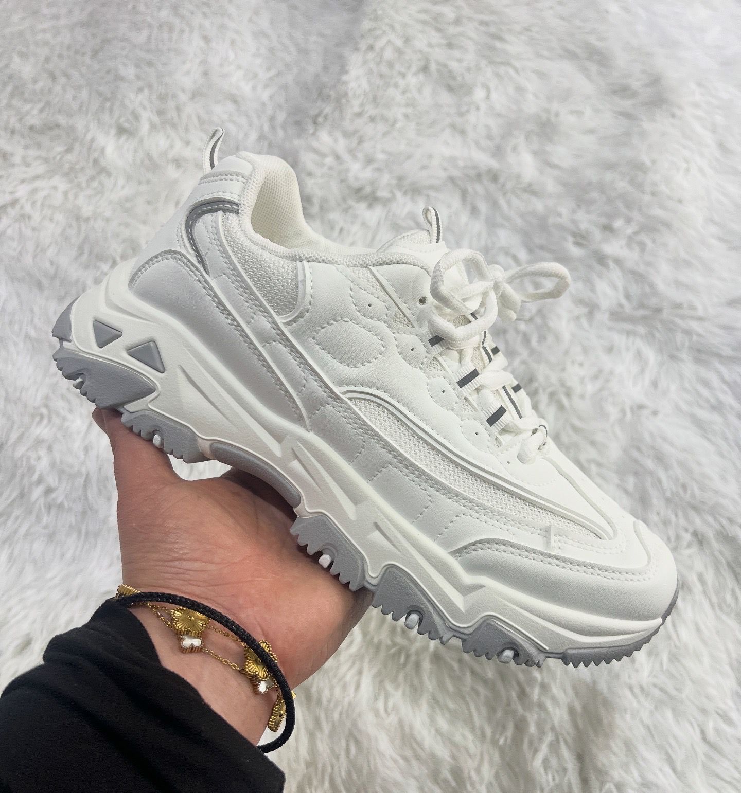 Zapatillas estilo Fila White