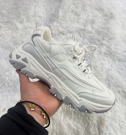 Zapatillas estilo Fila White