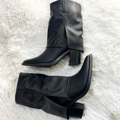 Botas de tacón medio