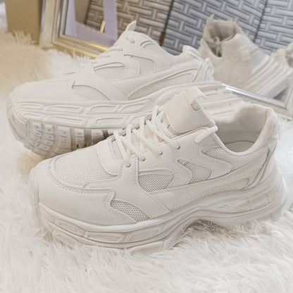Zapatillas estilo Chunky blancas