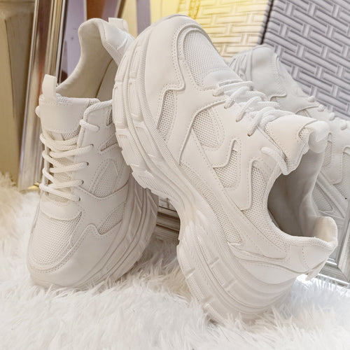 Zapatillas estilo Chunky blancas