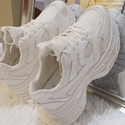 Zapatillas estilo Chunky blancas