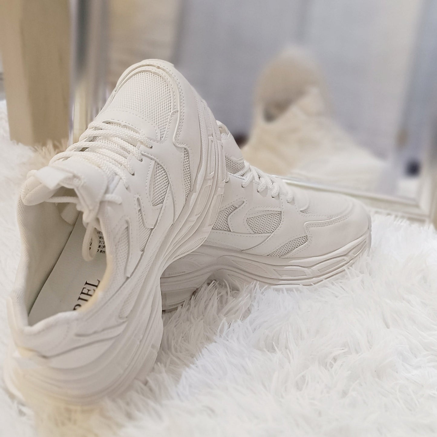Zapatillas estilo Chunky blancas
