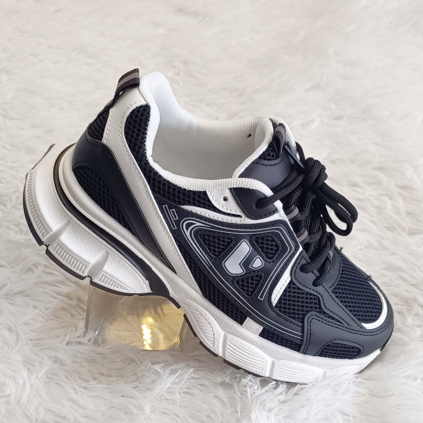 Zapatillas Sports Blanco y Negro