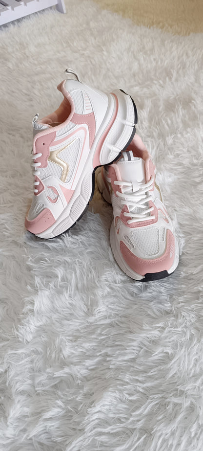 Zapatillas estilo Balance White Pink