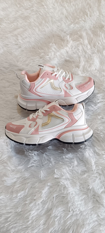 Zapatillas estilo Balance White Pink