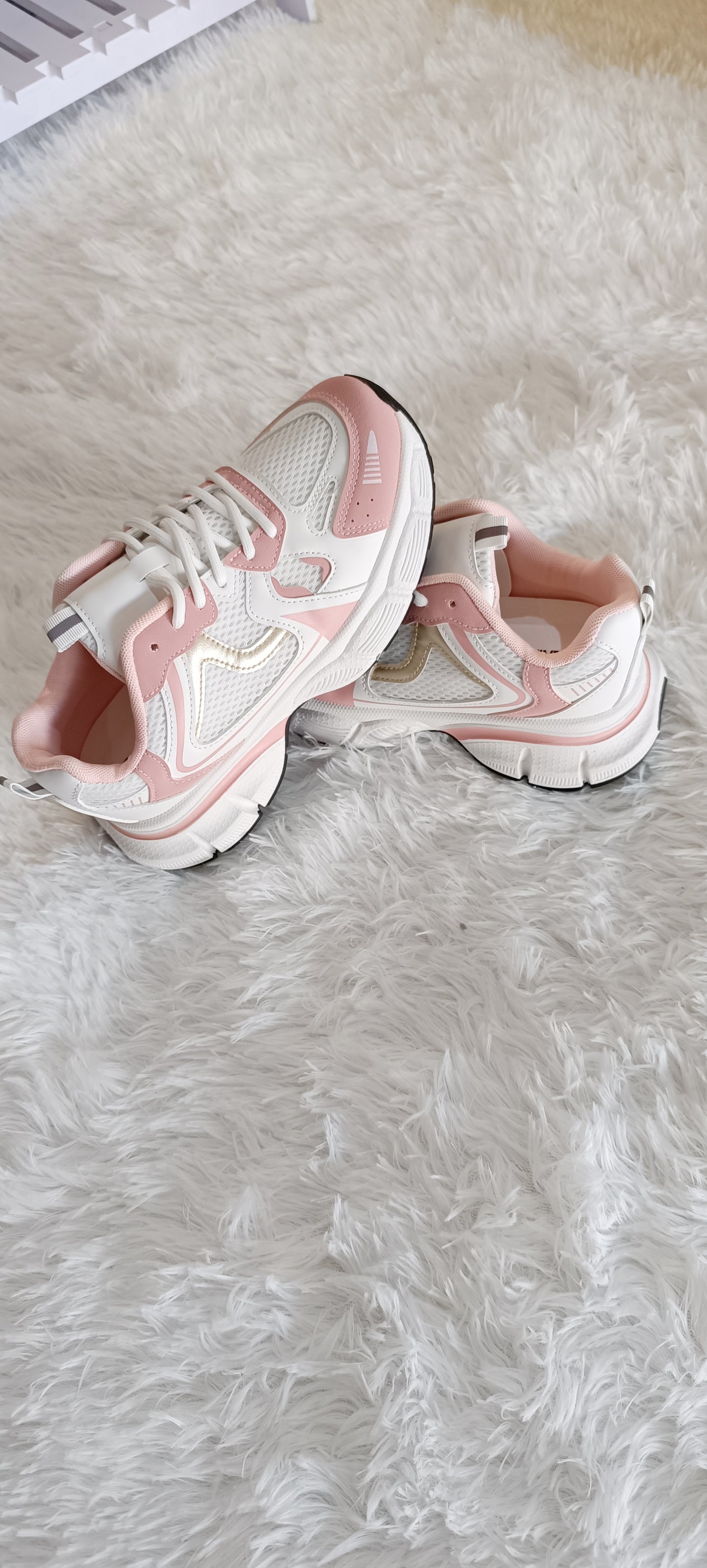 Zapatillas estilo Balance White Pink