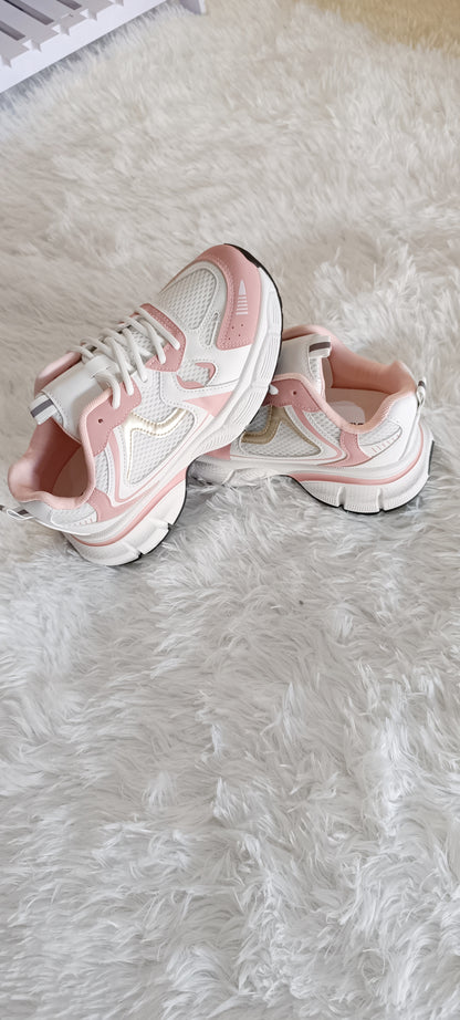 Zapatillas estilo Balance White Pink