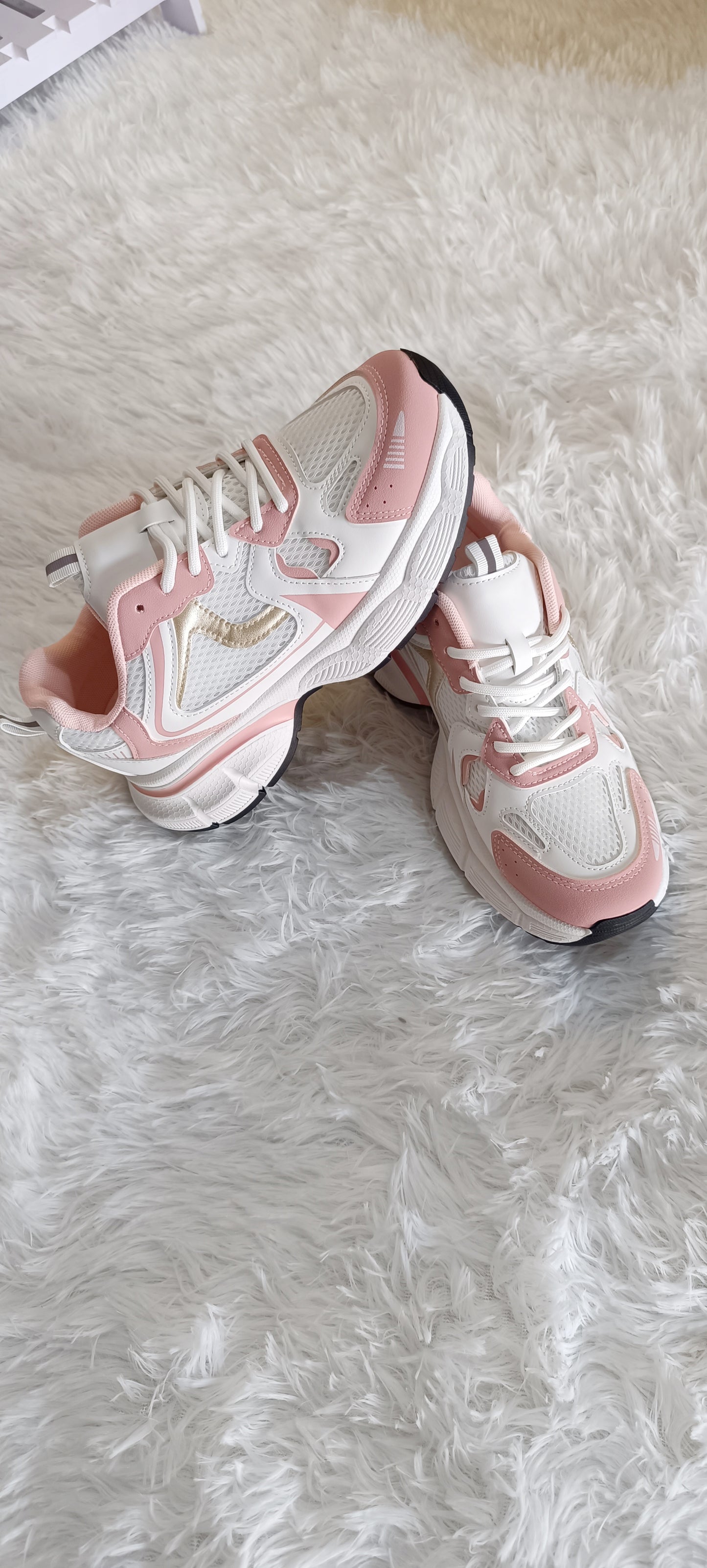 Zapatillas estilo Balance White Pink
