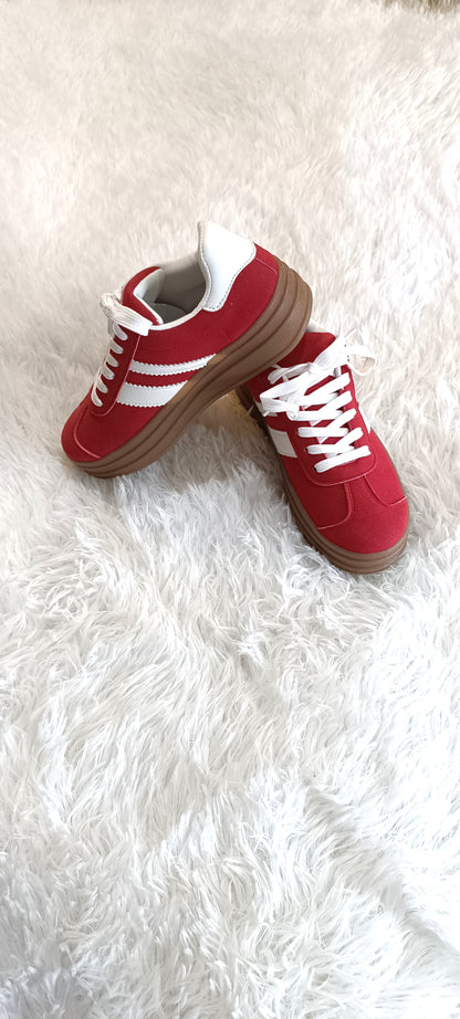 Zapatillas Urbana Roja Estio VL Court Bold