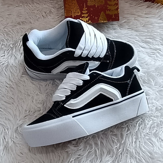 Zapatillas estilo Vans Knu Stack black/ White