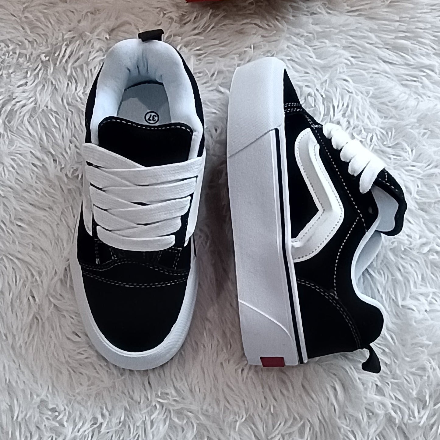 Zapatillas estilo Vans Knu Stack black/ White