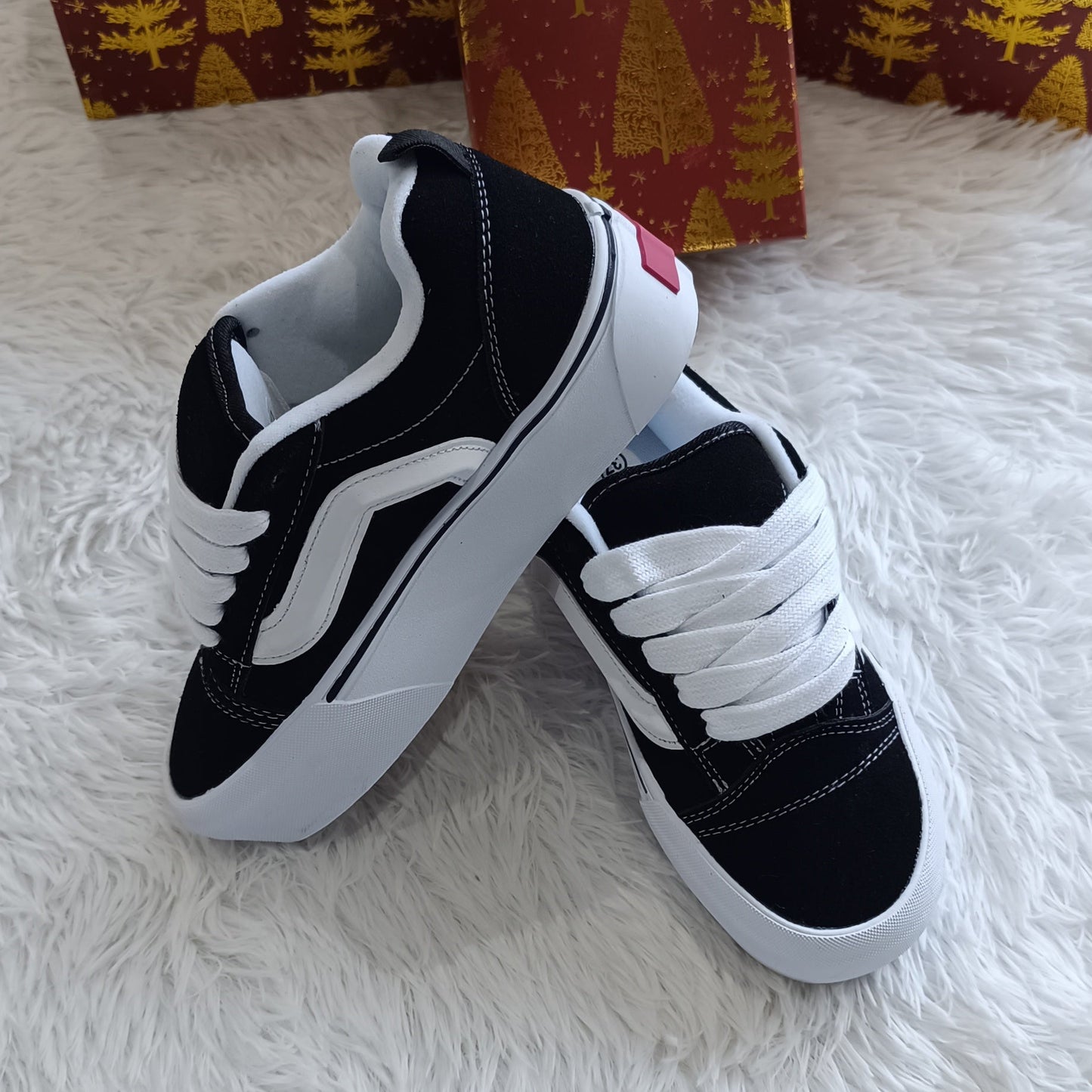 Zapatillas estilo Vans Knu Stack black/ White