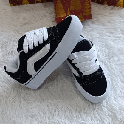 Zapatillas estilo Vans Knu Stack black/ White