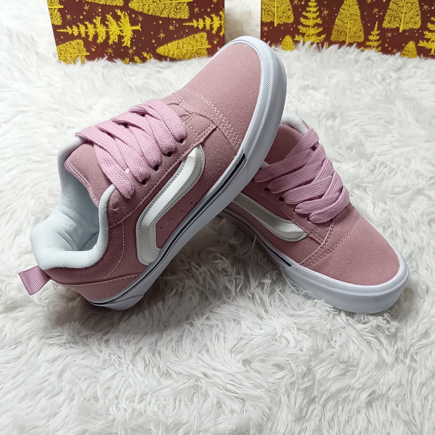 Zapas estilo Vans Knu Pink
