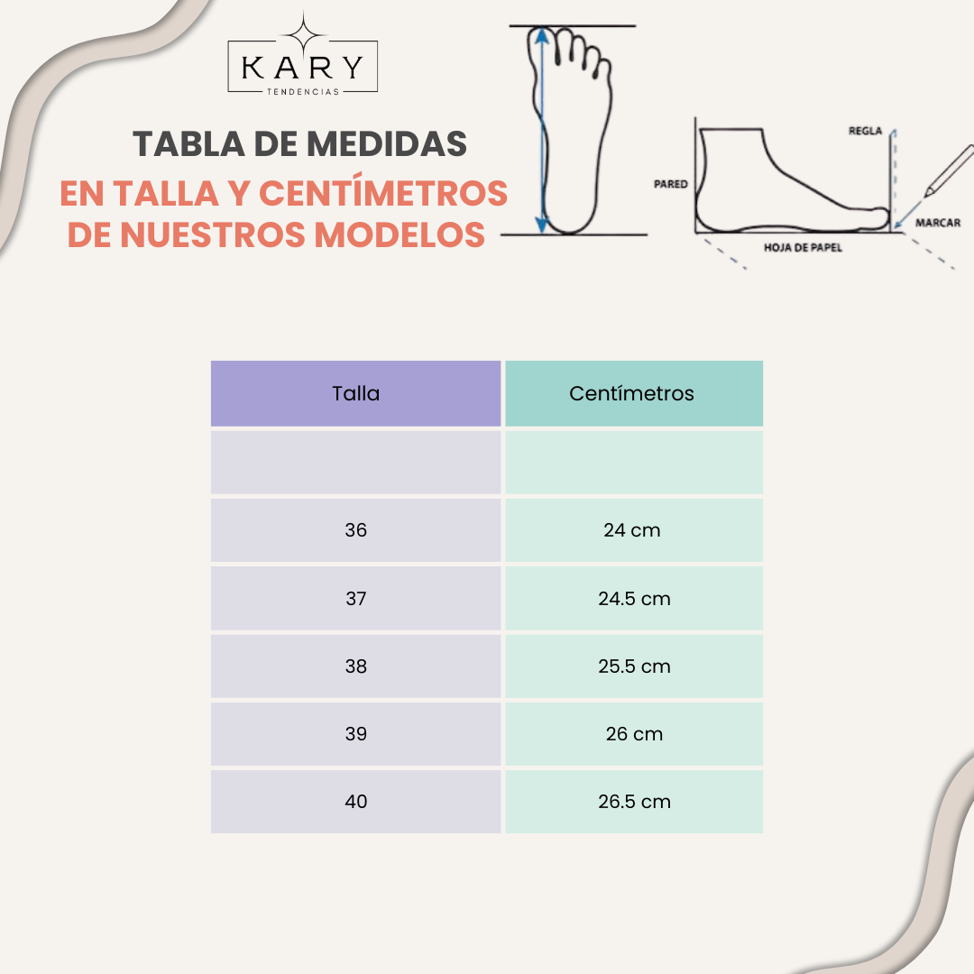 Zapas Modelo Asia Beige