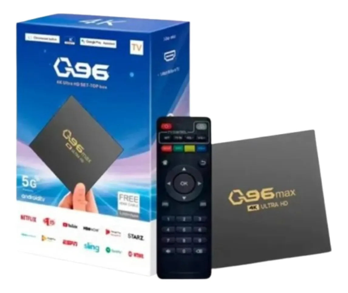 TV BOX – Q96 X1 Ultra HD 4k Android 14 memoria 8gb/128gb /wifi/ magis instalado