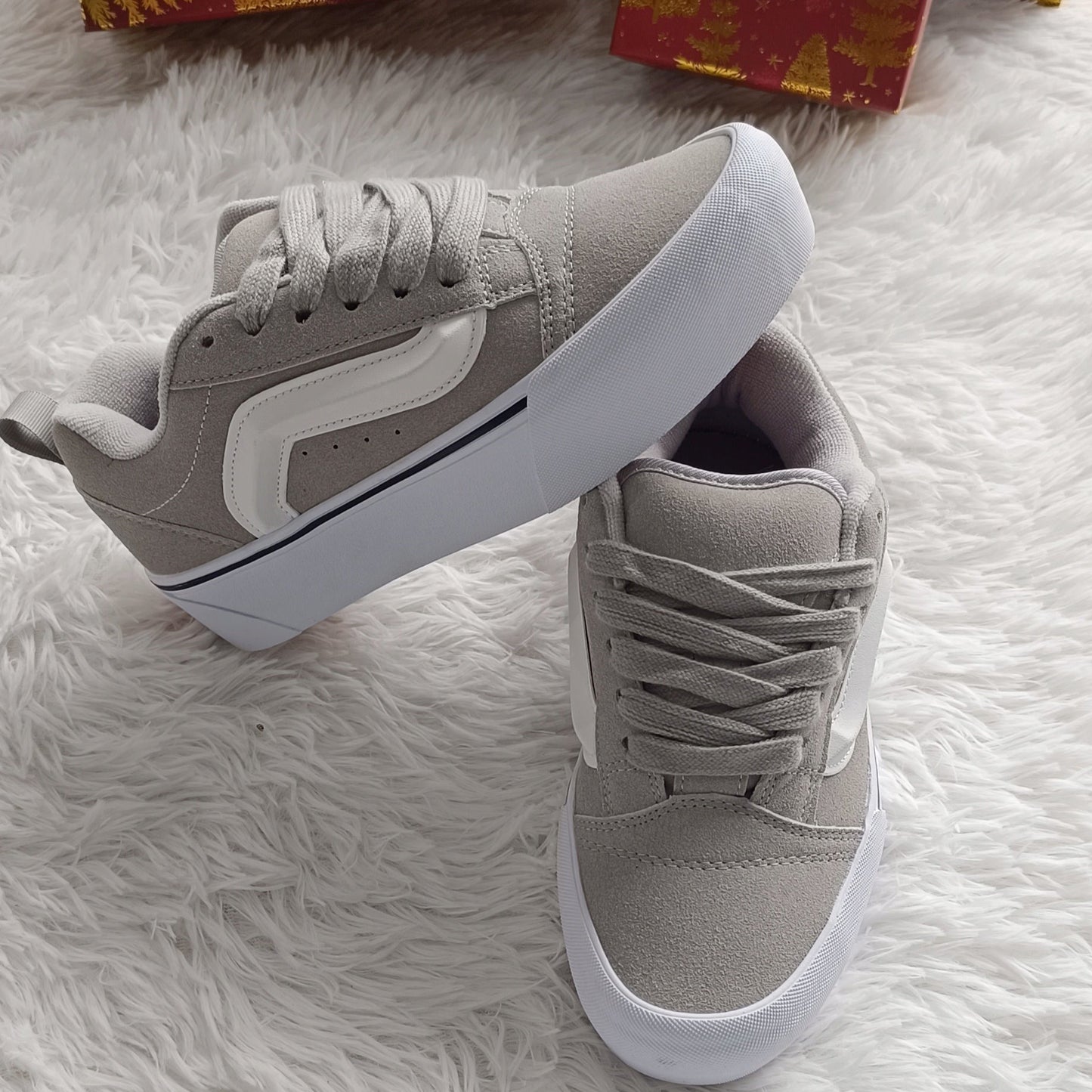 Zapatillas Estilo Vans Knu Stack Gris
